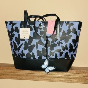 New Never Used Kate Spade Adley Butterfly Tote
